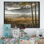 Pier In Brown Lake - Print-425098297-450322579