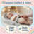 Waterproof Wipe-Clean Changing Pad with Adjustable Safety Belt - Soft, Non-Slip Design for All Changing Table