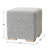 18.5" Wide Modern Square Boucle Upholstered Ottoman-1221993707