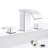 8 inch Widespread Double Handle Waterfall Bathroom Sink Faucet with Pop Up Drain-101933479