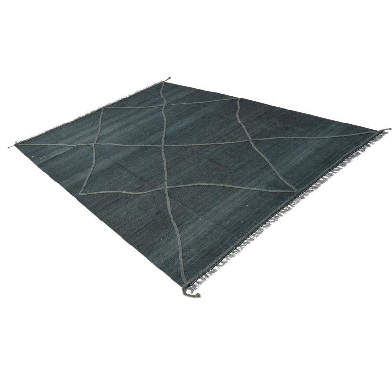 Tapis vert olive 7 x 7