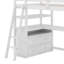 Lit mezzanine simple avec bureau et tablettes, deux tiroirs intégrés-114554957