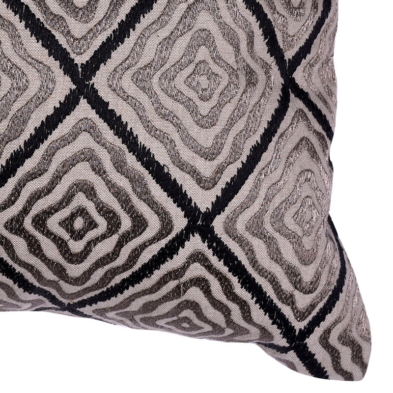 Shady Geometric Throw Pillow
