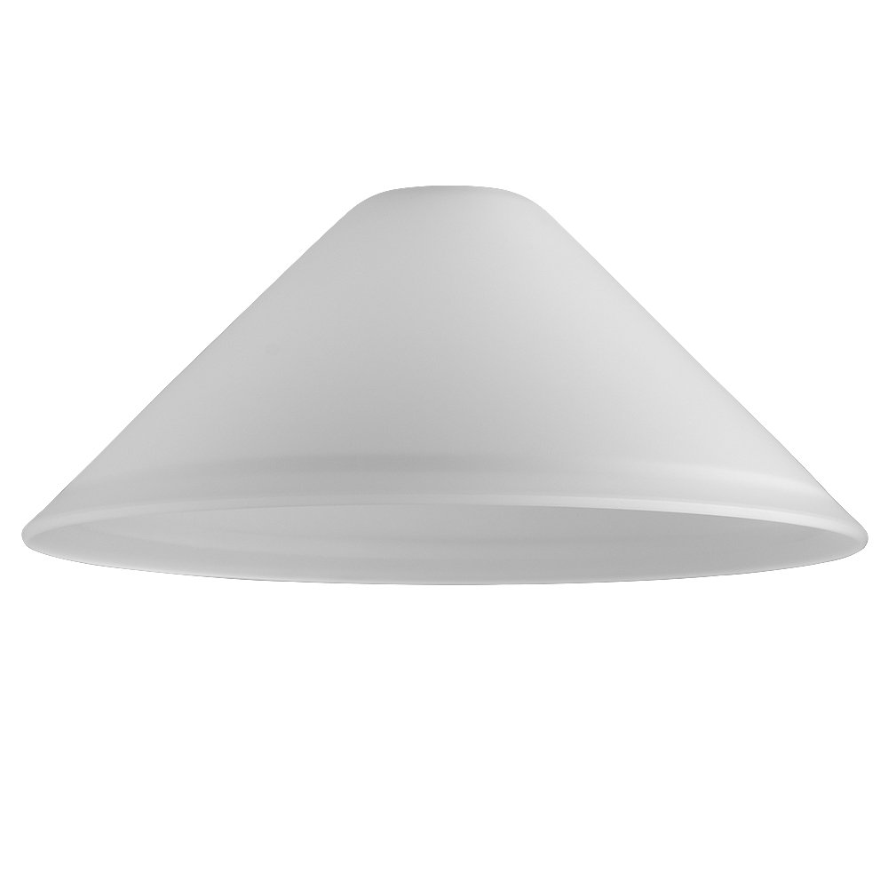 Glass Empire Pendant Shade in White