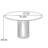 Modern and simple round dining table-62984045-62984044