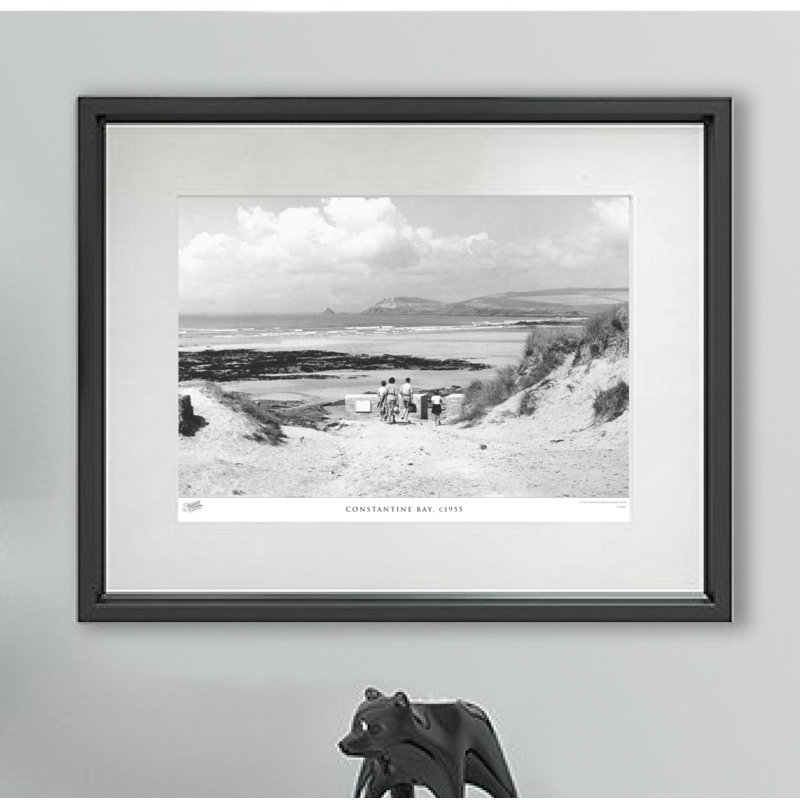 Constantine Bay, C1955 - Single Picture Frame Print, 60cm H x 80cm W x 2.3cm D