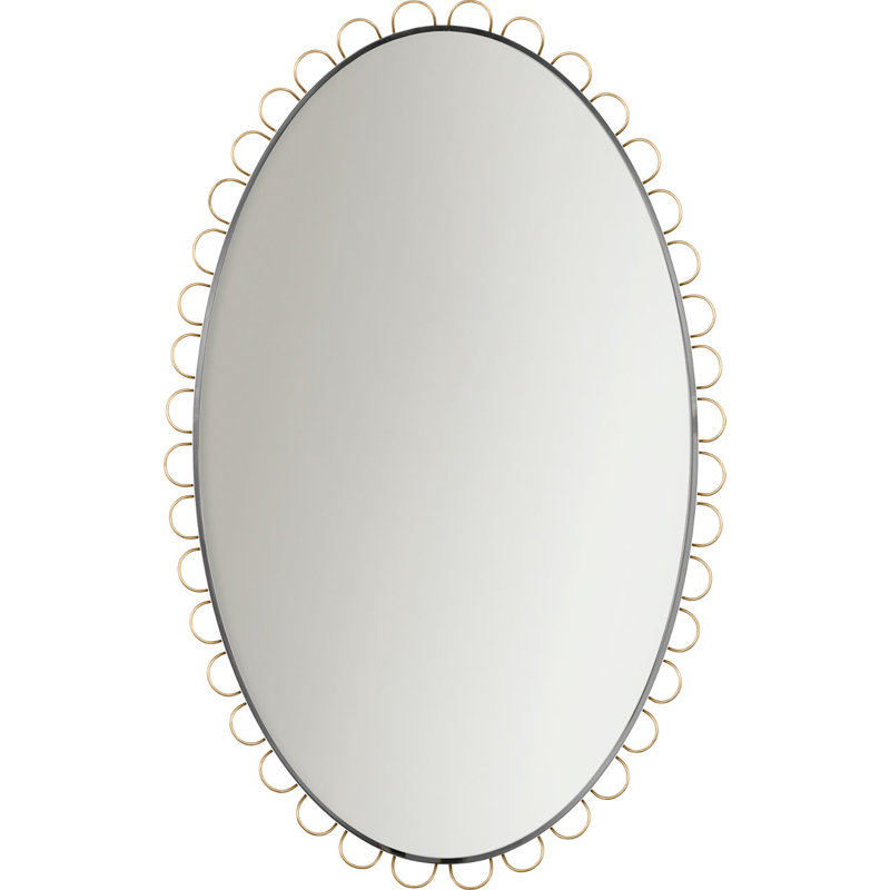 Tirreno Oval Mirror, 41" H x 31" W x 1.25" D