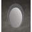 Monterey Glass Oval Wall Mirror