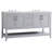 Scottsbluff 60'' Double Bathroom Vanity with Engineered Marble Top-1622231313