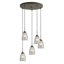 Luminaire suspendu en forme de cloche 5 lumières Murphy-432116263-432116256