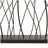 Airyonna Black Metal Leaf Decorative Sculpture with Black Base, 24" x 3" x 27"-1457014559