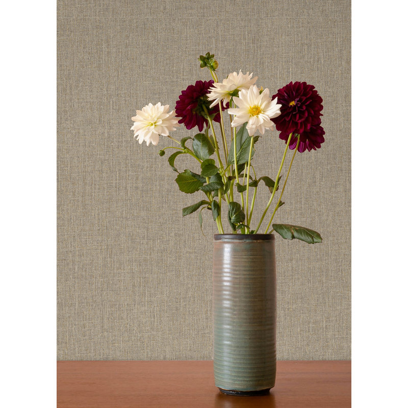 Cromie Turquoise Texture Wallpaper, Taupe
