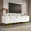 Luxury Tv Stand - 160Cm Media Unit With Soft-Close Doors & Adjustable Feet-716282390