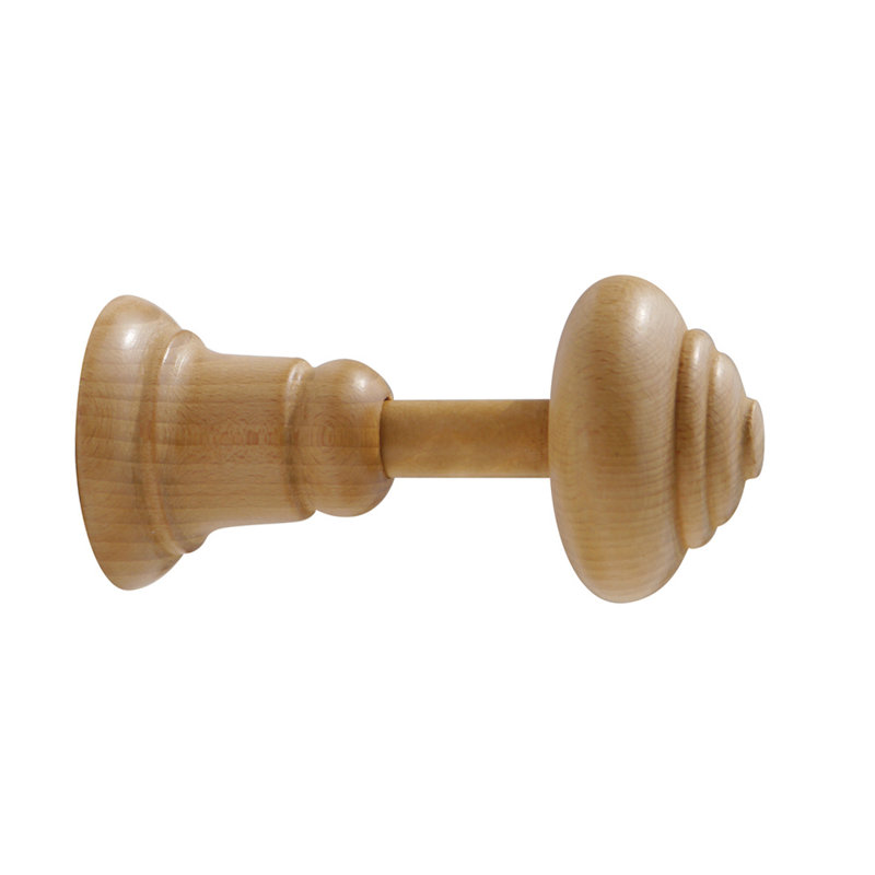 Wood Curtain Holdback/Tieback, Light Oak