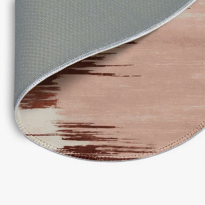 Tapis intérieur et extérieur beige Watercolor, Rectangulaire 8 pi x 10 pi