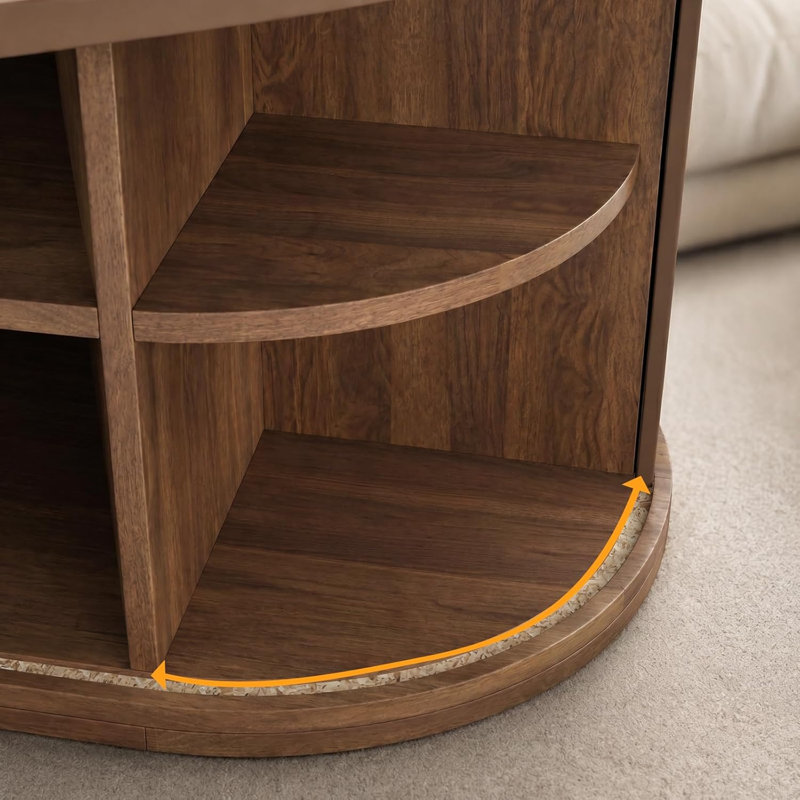 Extendable Oval Coffee Table