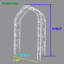 Versatile Metal Garden Arch For Various Occasions And Plants Support