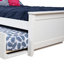 Lit plateforme en bois massif avec lit gigogne Boling par Harriet Bee-134855718-204829294