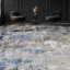 Tapis bleu / gris tissé à la main de haute qualité Himalayan Art 5000