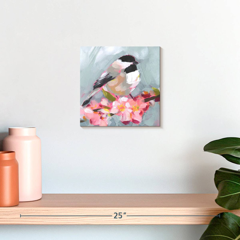 Brampt Brushstroke Bird II, 10" H x 10" W