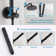 Shower System With 6" Rain Showerhead, 3-Function Hand Shower, Adjustable Slide Bar And Shower Shelf