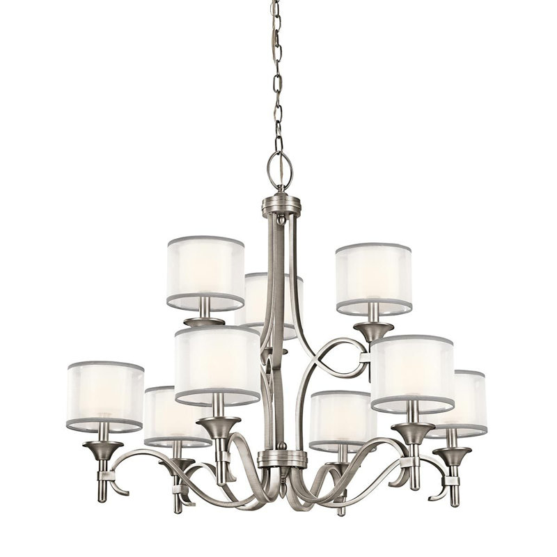 Eisen 9-Light Shaded Chandelier