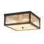 Celora 4 - Light Square Glass Bar Flush Mount Ceiling Light-114434314-114434315