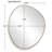  Distort Antique Brass Mirror