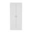 Garde-manger Varese, double porte, cinq tablettes - blanc