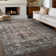 Machine Washable Rug with Rubber Backing for Living Room Oriental Non-Slip Bedroom Rug Floral Faux Wool Runner Rugs for Hallway Kitchen Entryway Laundry