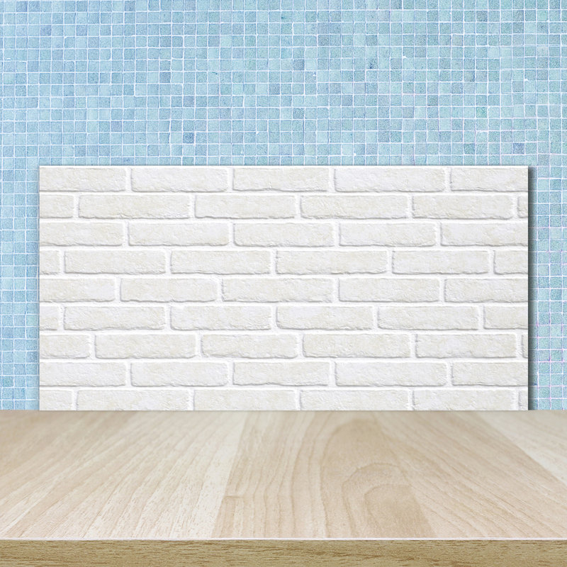 Akevia 50cm W x 100cm L Glass Peel and Stick Panel
