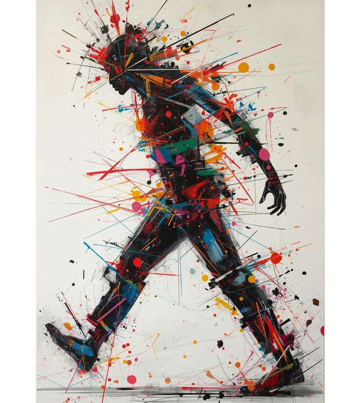 Vibrant Velocity Print