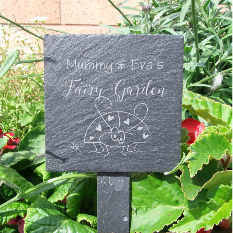 Needville Stone Plants & Flowers Garden Sign