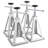 RV Stabilizer Jacks, 4 Pack Aluminum RV Leveling Jacks