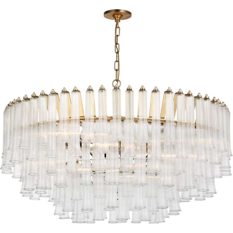 Julie Neill Lorelei X-Large Chandelier, Gild