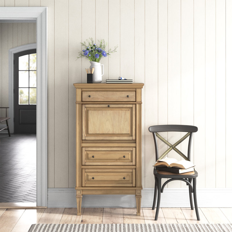 Valmont 1 - Door Accent Cabinet, Antique Beige