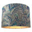 Contemporary and Vivid Peacock Print Table/Pendant Lamp Shade in Soft Cotton-810549018-912964943