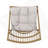 WICKER HIGH-BACK CHAIR With Side Table-1070543956