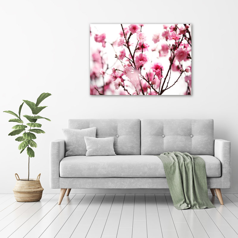Plum Blossom - Wrapped Canvas Print
