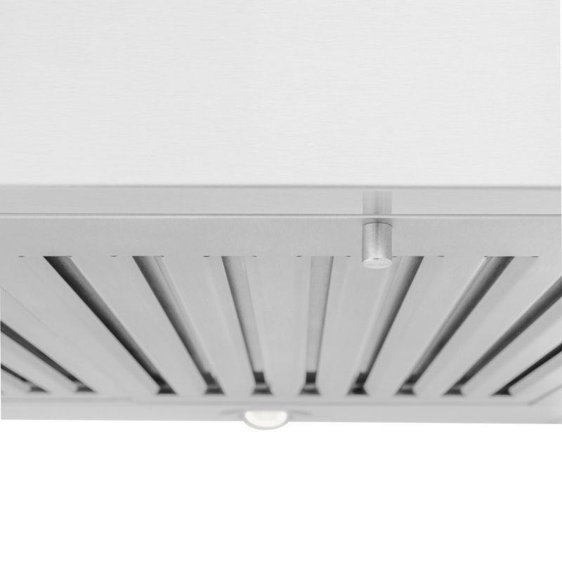 48" KL3 400 CFM Convertible Wall Mount Range Hood in Brushed Stainless Steel