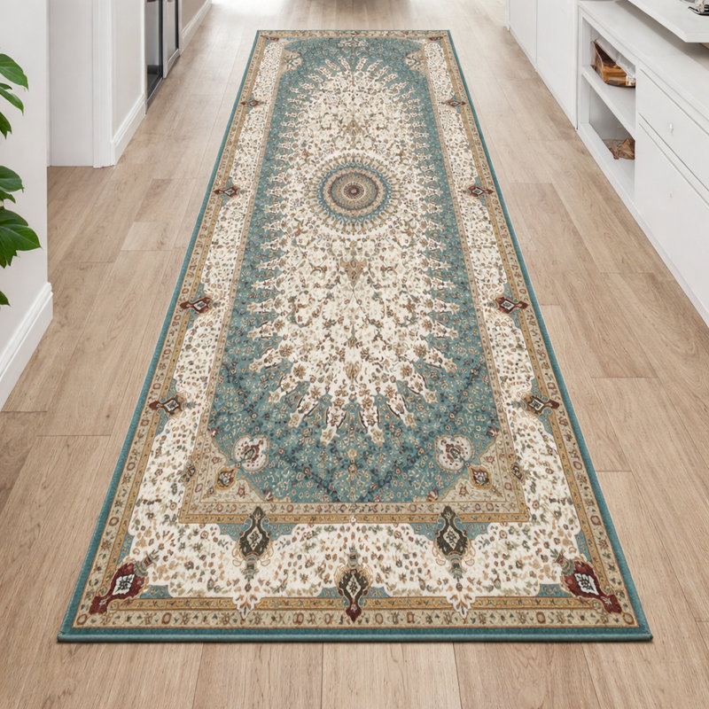 Oriental Machine Tufted Shag Area Rug, Rectangle 80 x 150 cm