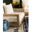 Montford Teak Patio Chair with Cushions-2046418003