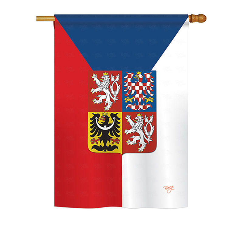 Double Sided Polyester House Flag, 18.5" H x 13" W