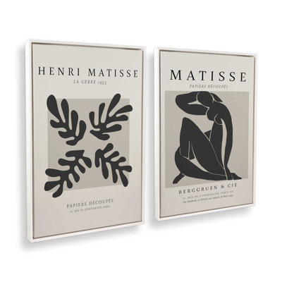 Ensemble de 2 Matisse Nus Noir et La Gerbe