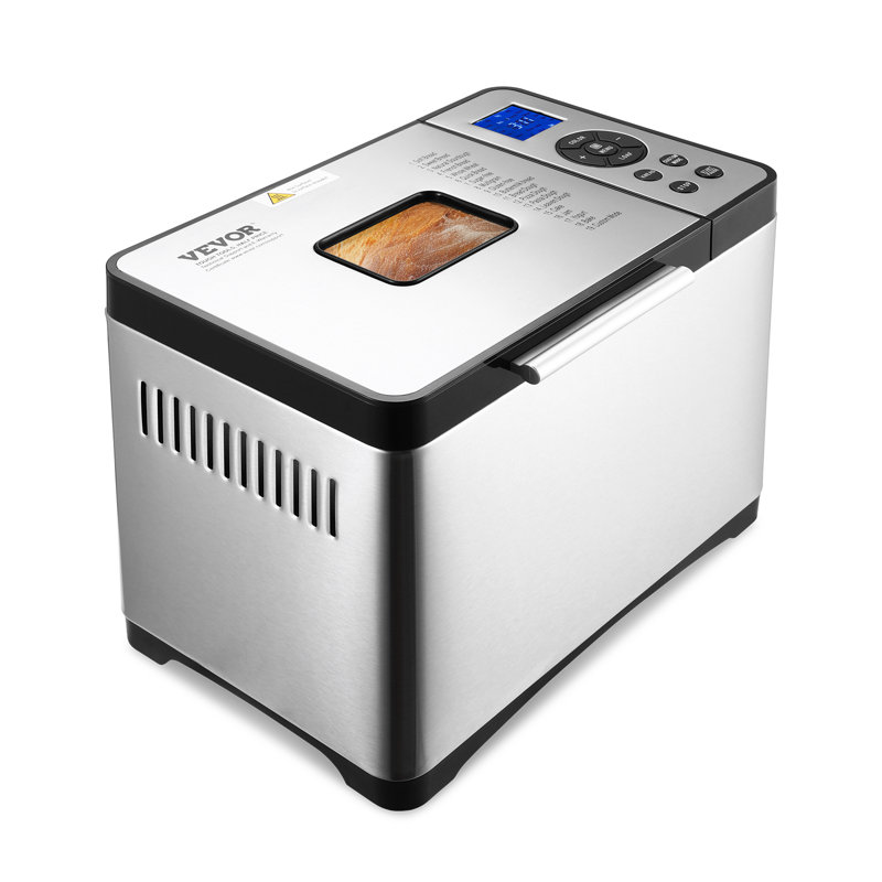 2LB 19-in-1 Bread Maker Automatic Compact Dough Machine Nonstick 3 Crust Colours