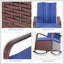 Chaise berçante d'extérieur en osier