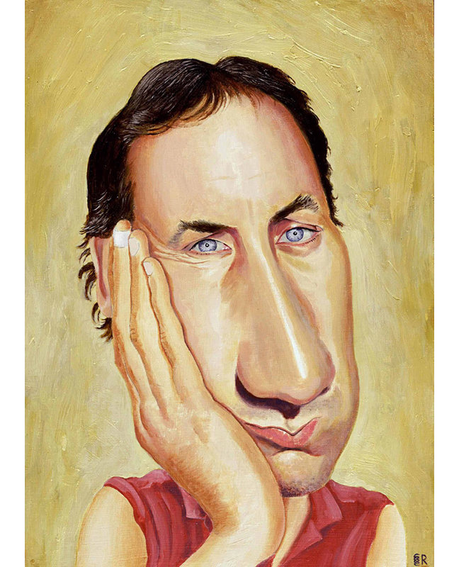 « pete tapis townshend », impression de dessin