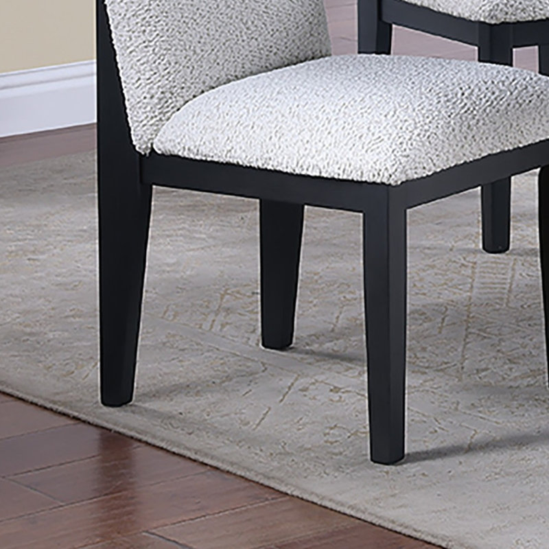Soft Cozy Texture 2pc Dining Chairs