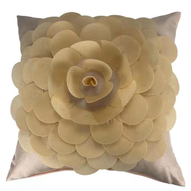 Caseyann Square Throw Cushion, Beige