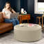 Repose-pieds rond surdimensionné avec repose-pieds Denka-2058121671
